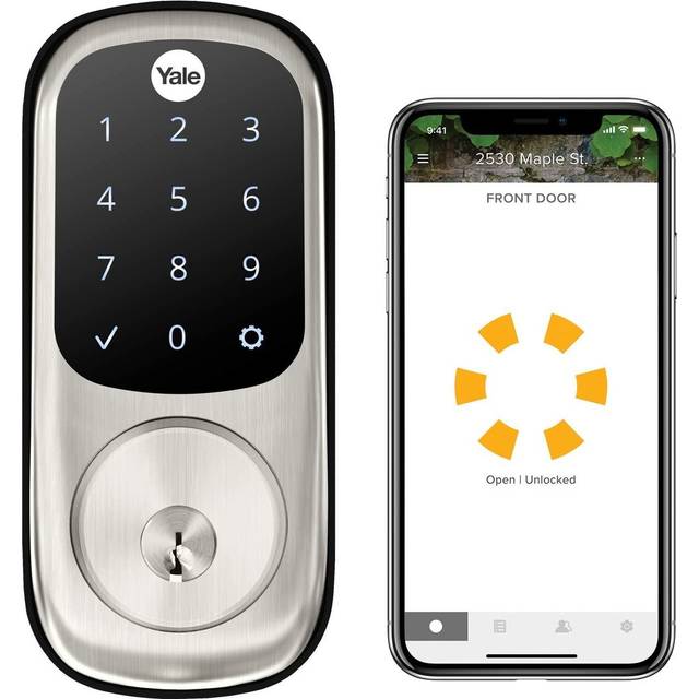 Yale Assure Lock - Wi-Fi Touchscreen Smart Lock - Satin Nickel