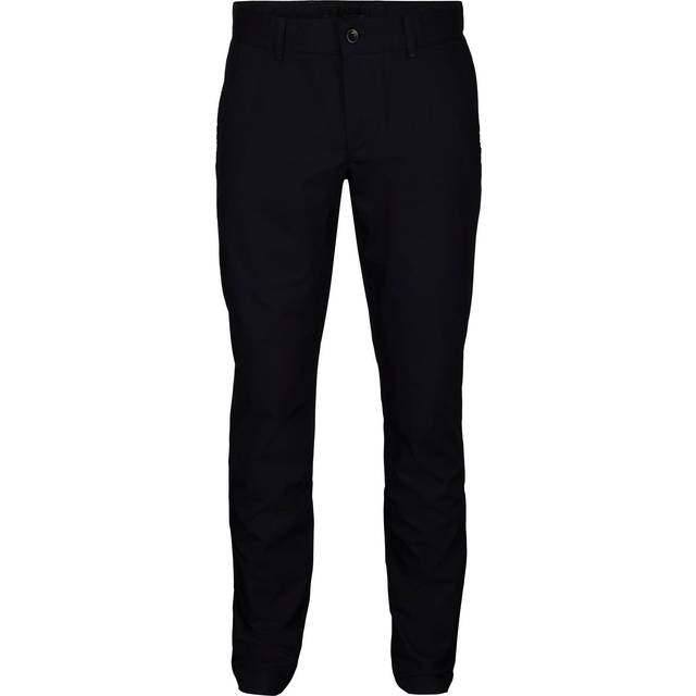 Alberto, Byxor, Herr, W40 L34, Bomull, Bekväma Bomull Regular-Fit Byxor - black (W40 L34)