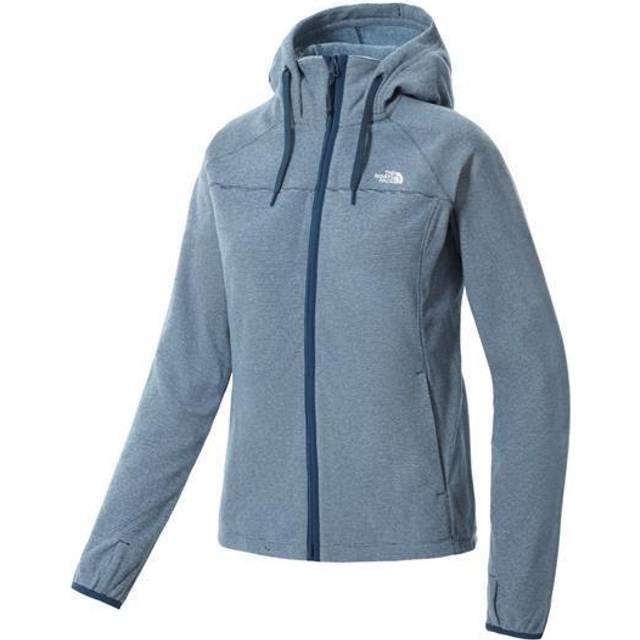 The North Face Homesafe Full Zip Fleece Hoodie - Slate Rose Stripe - S