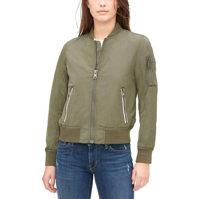 Levi's Dam Poly Bomberjacka med kontrastfickor med dragkedja