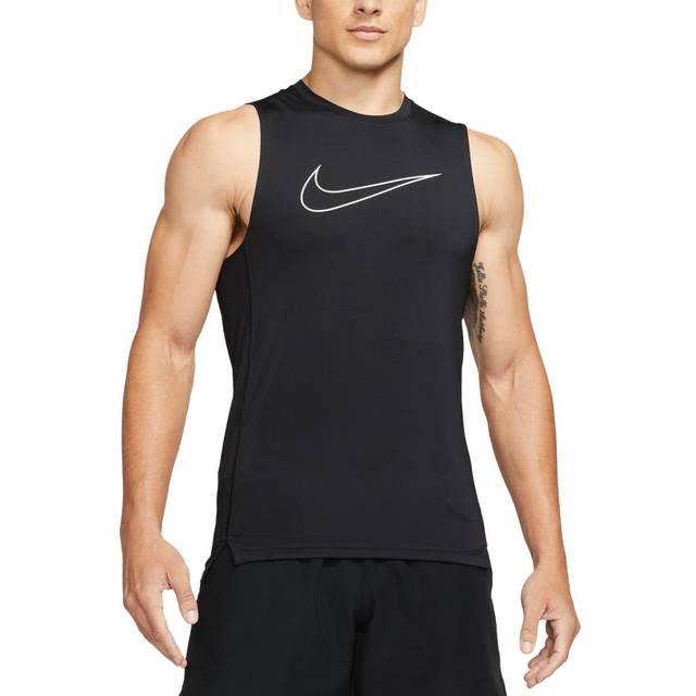 Nike Pro Dri-Fit Men's Slim Fit Sleeveless Top (as1  Alpha  x_l  Regul