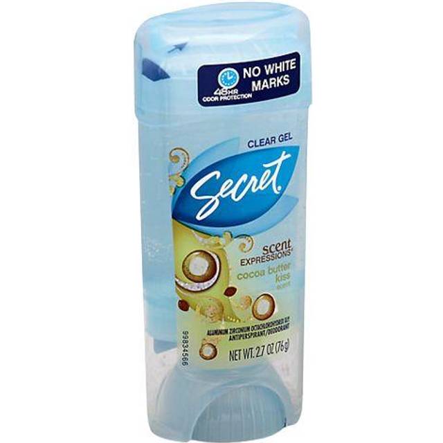 Secret, 48 Hour Clear Gel Antiperspirant/Deodorant, Cocoa Butter, 2.6 oz (73 g)