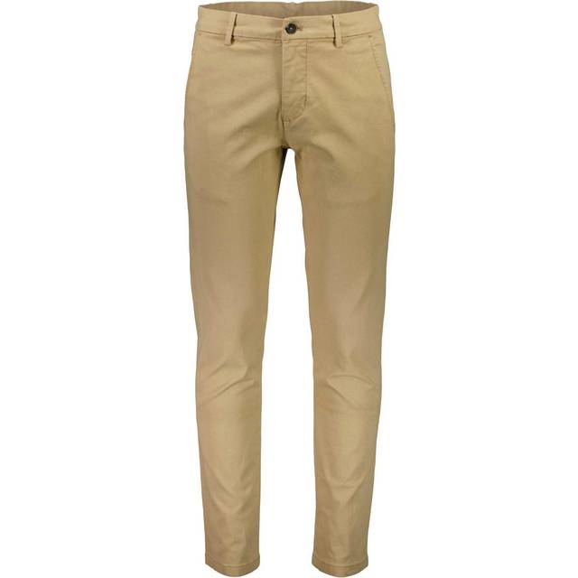 Lindbergh Lærredsbukser 'Superflex' oliven - 30x32