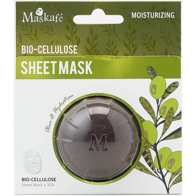 Maskafé, Bio-Cellulose Sheet Mask, Moisturizing