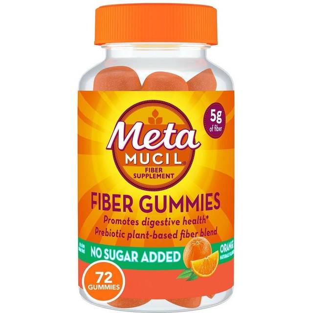 Metamucil  Fiber Gummies  Orange  72 Gummies