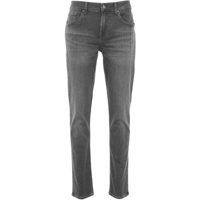 Washed Black Slimmy Stretch Jeans - Grey (32)