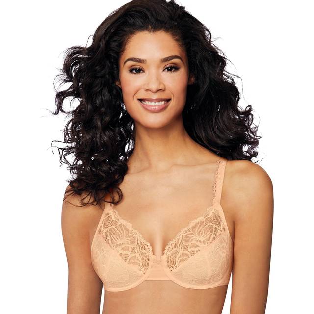Bali womens Lace Desire Non-foam Underwire Df6543 bra  champagne Shimm