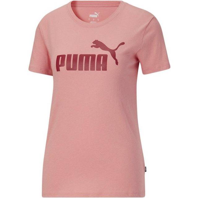 PUMA Women's Essentials Tee  Bridal Rose White  Medium