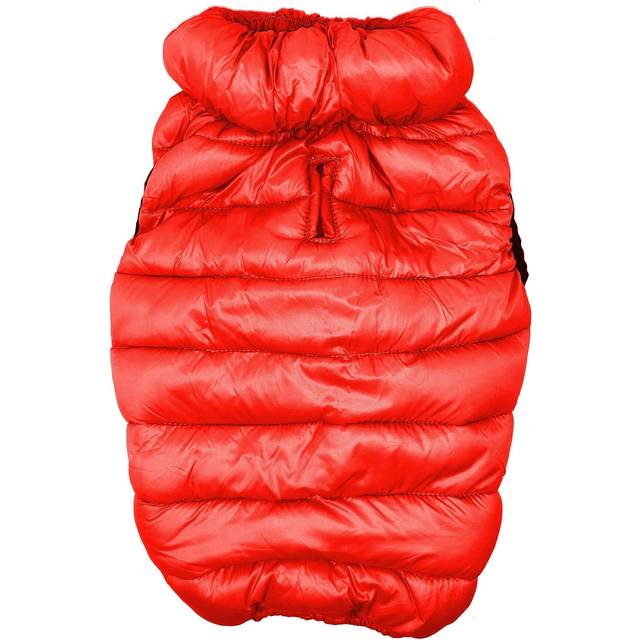 Pet Life® Red Pursuit Thermal Dog Jacket - X-Large - Natural (X-Large)