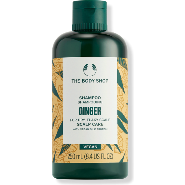 The Body Shop Ginger Scalp Care Shampoo - For Dry  Flaky Scalp - With Vegan Silk Protein - 250ml