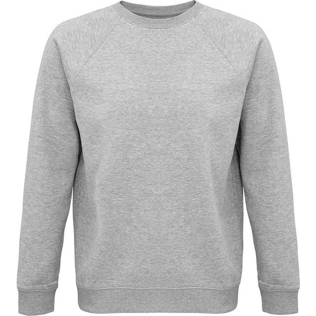 (XS, Grey Marl) SOLS Unisex Adult Space Organic Raglan Sweatshirt