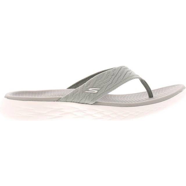 Skechers On-The-Go 600 Sunny Flip-Flops för kvinnor, Grå, 38 EU