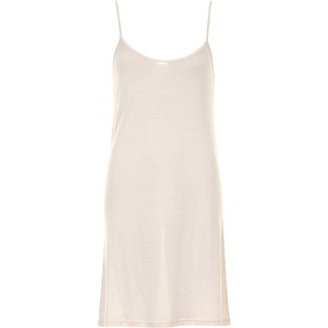 Lady Avenue Silk Jersey Slip - Champagne - Large