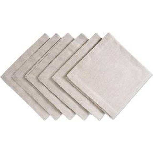 DII Natural Solid Chambray Napkin (Set of 6)
