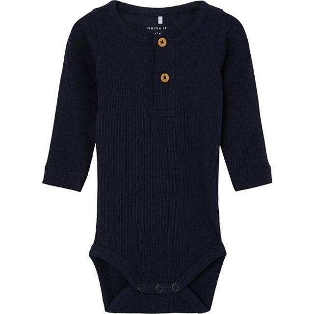 Long Sleeved Rib Romper