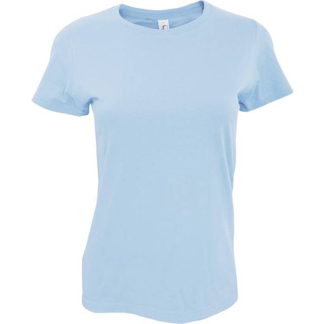 (M, Sky Blue) SOLS Womens/Ladies Imperial Heavy Short Sleeve T-Shirt