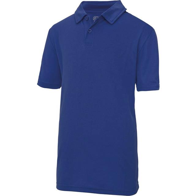 (7-8 Years, Royal) Just Cool Kids Unisex Sports Polo Plain Shirt (Pack of 2)