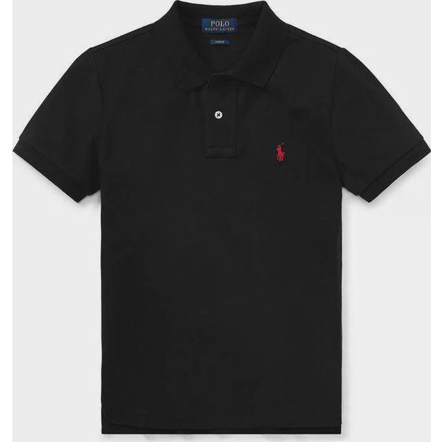 Polo Ralph Lauren Boys Classic Short Sleeve Polo - Black, Black, Size 6 Years - 6 YEARS
