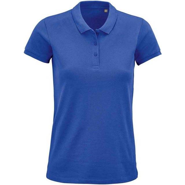 (M, Royal Blue) SOLS Womens/Ladies Planet Organic Polo Shirt
