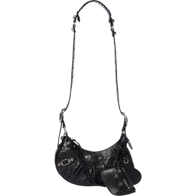 Balenciaga Le Cagole XS leather shoulder bag - black (One Size)