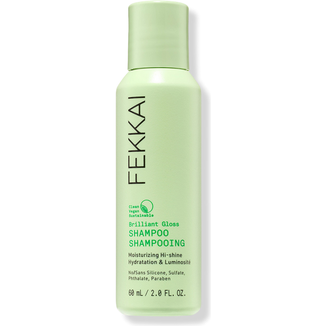 FEKKAI Brilliant Gloss Shampoo Moisturizing Hi-Shine, Travel Size, 2 oz