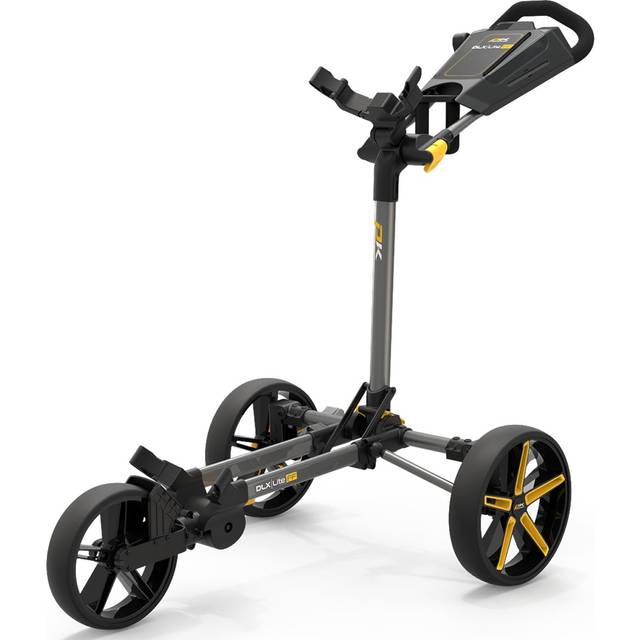 PowaKaddy DLX-Lite FF Golf Push Cart - Grey
