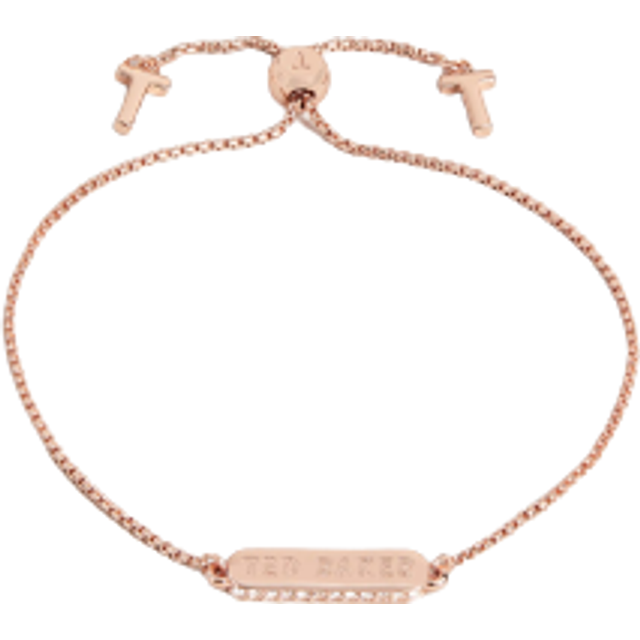 Ted Baker SARAIO Rose Gold Tone Sparkle Bar Drawstring Bracelet TBJ2982-24-02