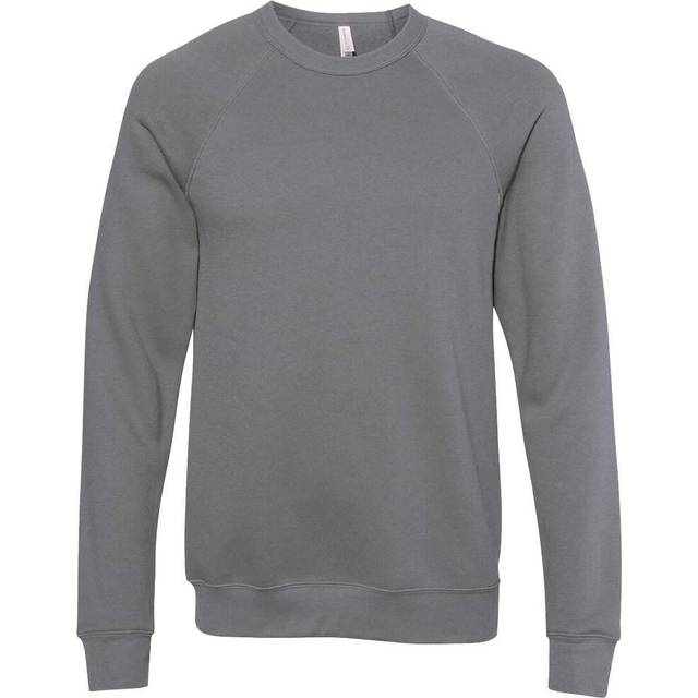 (XL, Carbon Grey Heather) Bella + Canvas Unisex Adult Fleece Drop Shoulder Sweatshirt