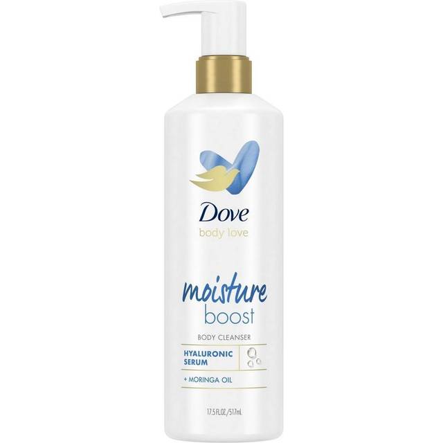 Body Love Moisture Boost with hyaluronic acid serum and moringa oil Body Cleanser skin care for dry skin (Pack of 3) 517