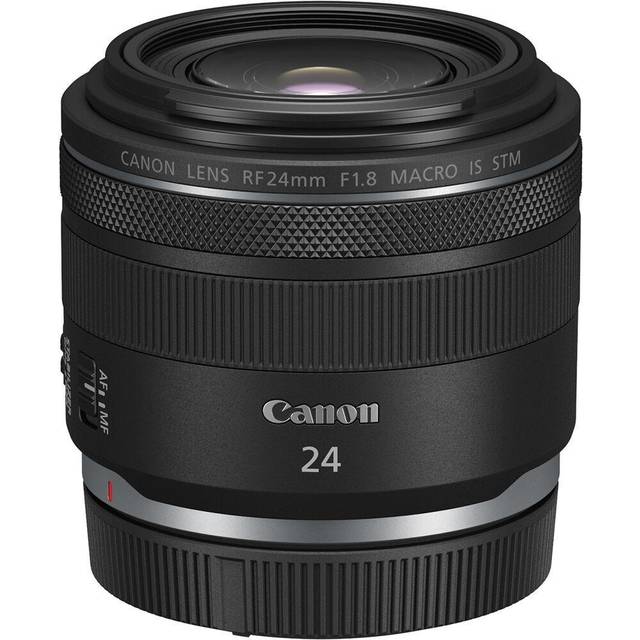 Canon RF 24mm f/1.8 Macro IS STM Camera Lens in Black