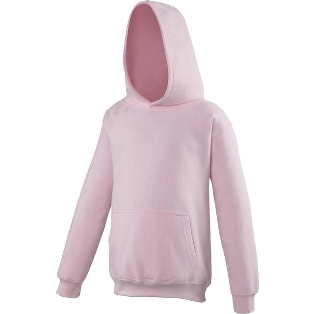 (3-4 Years, Baby Pink) Awdis Kids Unisex Hooded Sweatshirt / Hoodie / Schoolwear