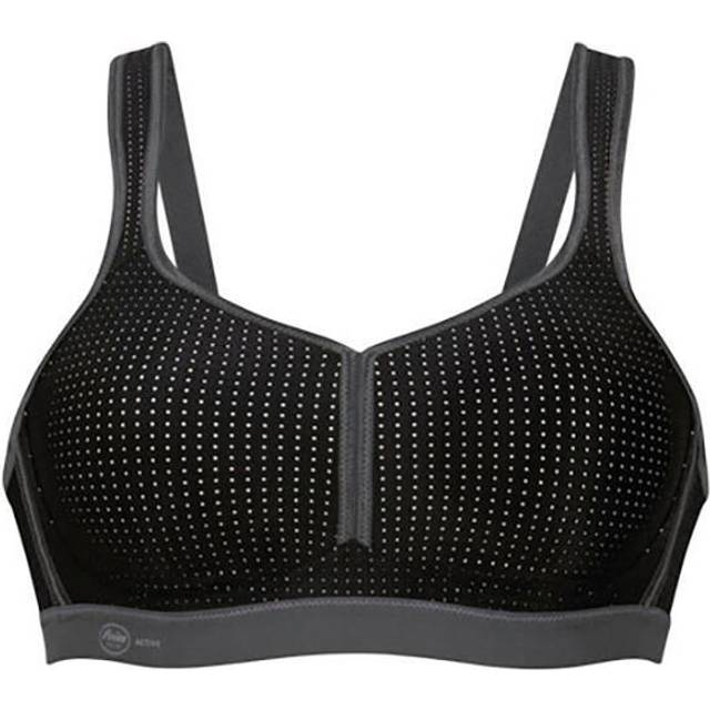 Anita Womens Dynamix Star Sports Bra - Black material_polyamide - Size 36C