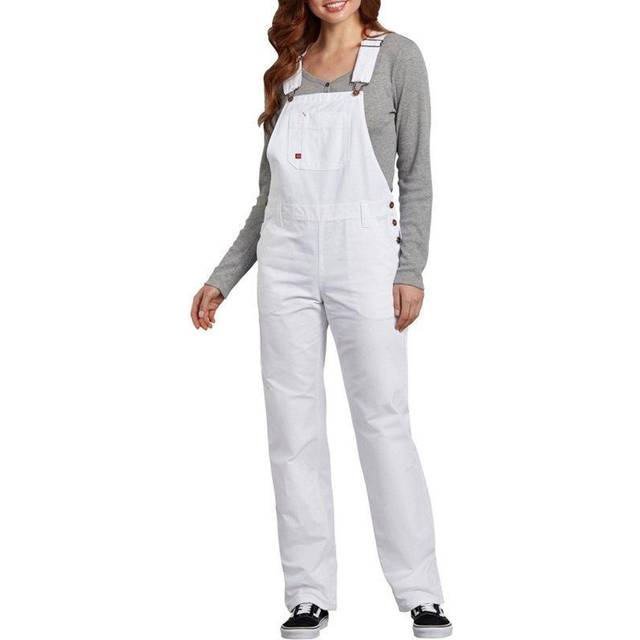 Dickies womens Denim Bib overalls  Dark Indigo  Small US