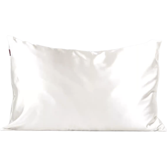 Kitsch Satin Pillowcase (Various Colours) - Ivory