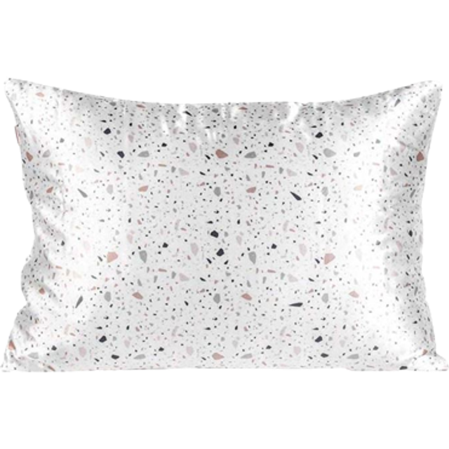 Kitsch Satin Pillowcase with Zipper for Hair & Skin  Softer Than Silk Pillow Cases Queen  Smooth Pillow Covers  Machine Washable  Wrinkle-Free  Coolin