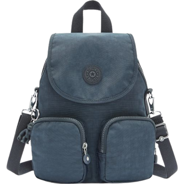 Kipling Backpack Firefly Up Blue Bleu 2 Small Woman 100% Polyamide