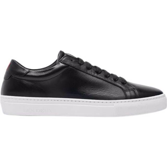 Les Deux Theodor Leather Sneakers Black