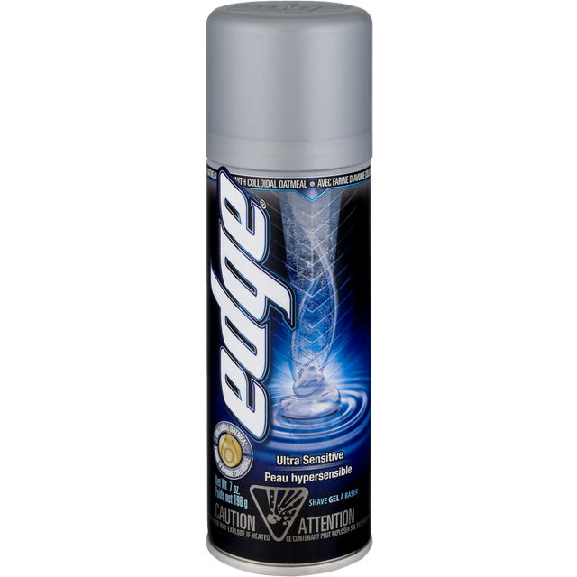 Ultra Sensitive Shave Gel Men Shave Gel by Edge  7 Ounce