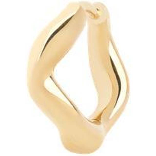 Maria Black Womens Silver Anil 6 Rhodium-plated Recycled Sterling-silver Huggie Earring 1 Size - SILVER
