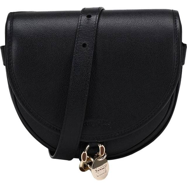 See By Chloe Small Mara Saddle Shoulder Bag - Gold Tone (Size 7.5  W x 7  H x 2.8)