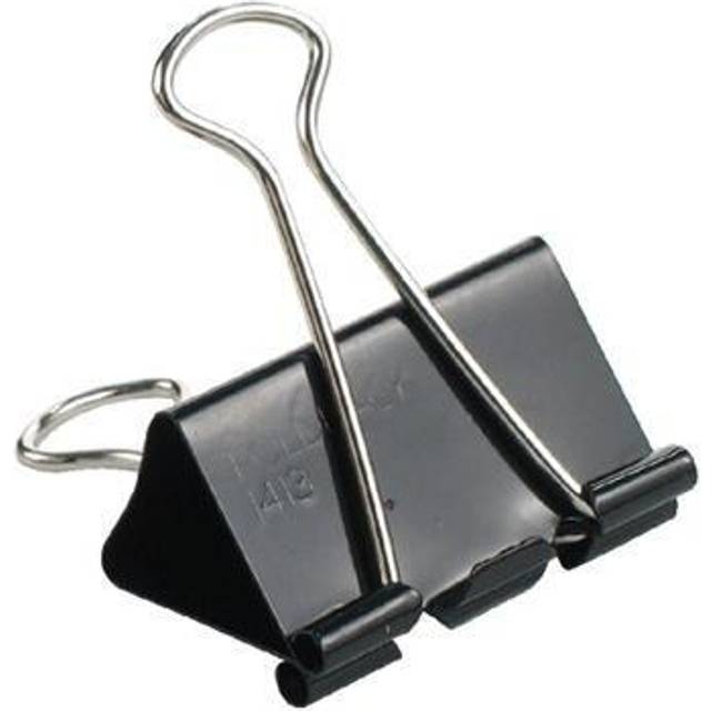 Q-Connect Foldback Clip 32mm Black (Pack of 10) Ref KF01284