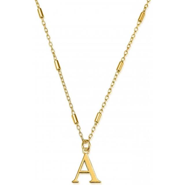 Gold Iconic Initial K Necklace GNCC4041K