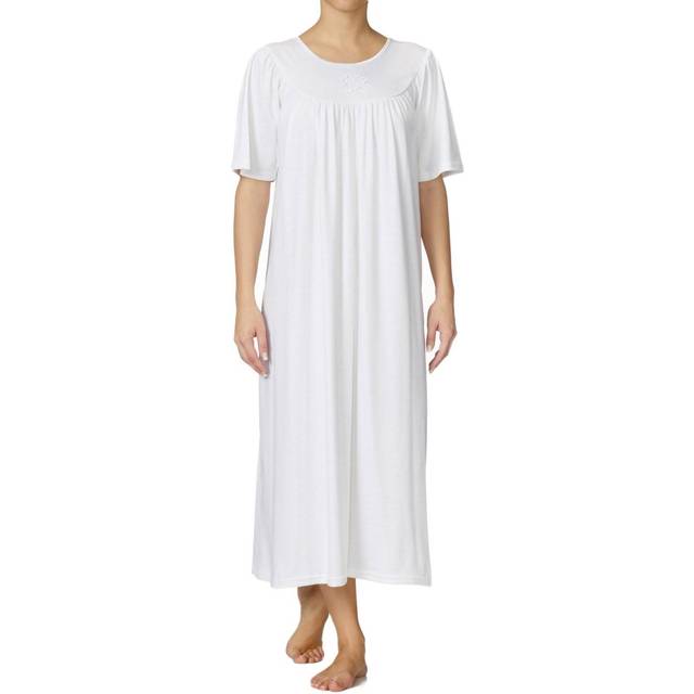 Nattlinne soft cotton ss vit