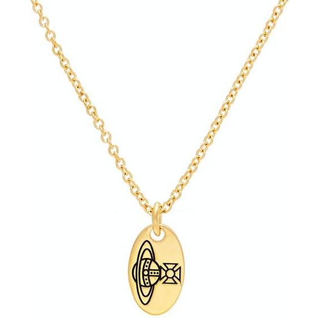 Vivienne Westwood Tag Pendant Gold