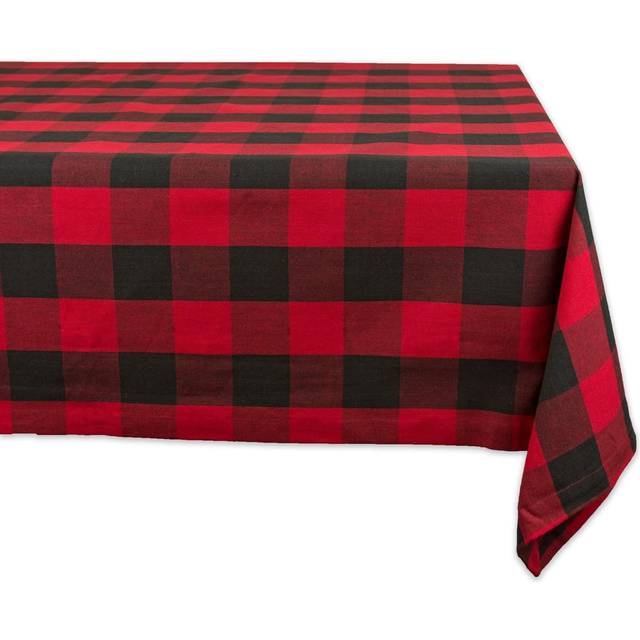DII Buffalo Check Collection klassisk bordsduk med bondgårdsmotiv, bomull, röd/svart, bordsduk, 60 x 84 cm