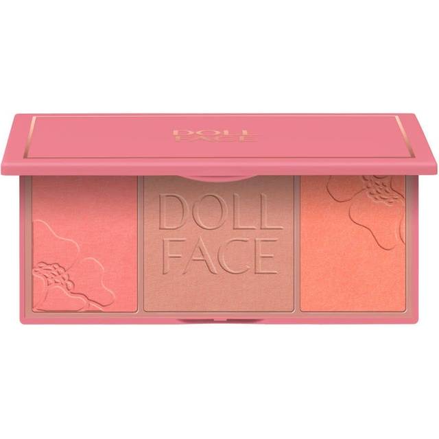 Doll Face Retro Rouge Matte Powder Blush Trios Marilyn