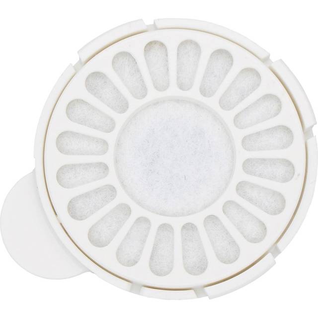 Pet Life S18RF Auto-Myst 2-in-1 Filtered Water Dispenser & Food Bowl - Replacement Filters - White - One Size - Pack of 6