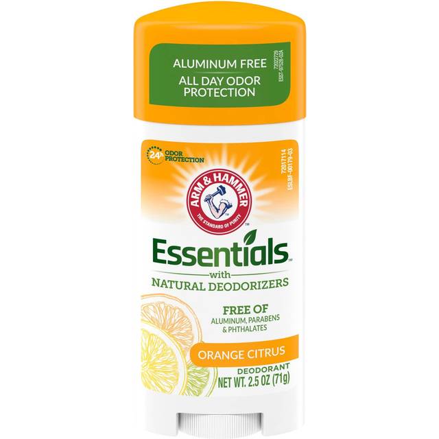 Arm & Hammer, Essentials, Deodorant with Natural Deodorants, Orange Citrus, 2.5 oz (71 g)
