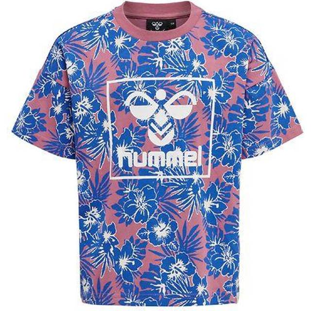 Hummel T-shirt - hmlFlower - Heather Rose - Hummel - 4 år (104) - T-shirt