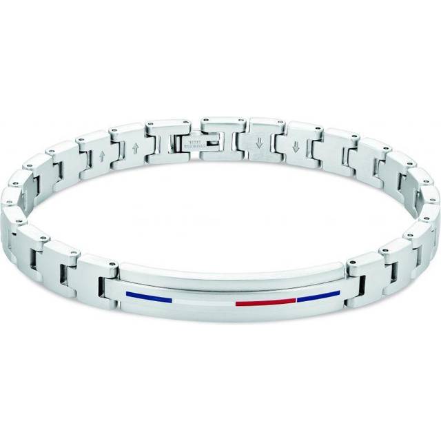 Tommy Hilfiger Smycken herr rostfritt stål länkarmband - 2790313, En storlek, Rostfritt stål, Agat